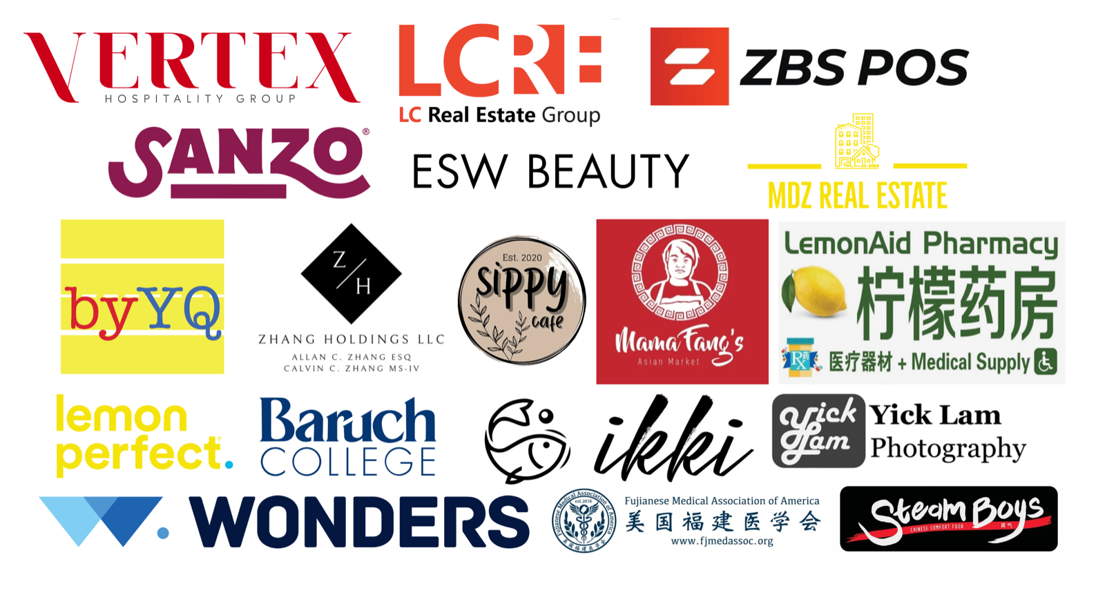 TALK TOO MUCH 2024 sponsors